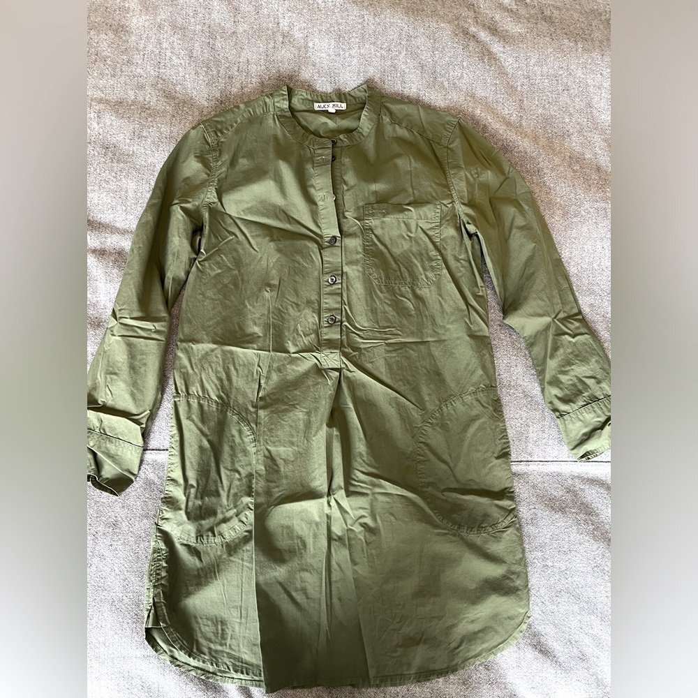 Alex Mill Belle Shirt Dress Poplin sz small